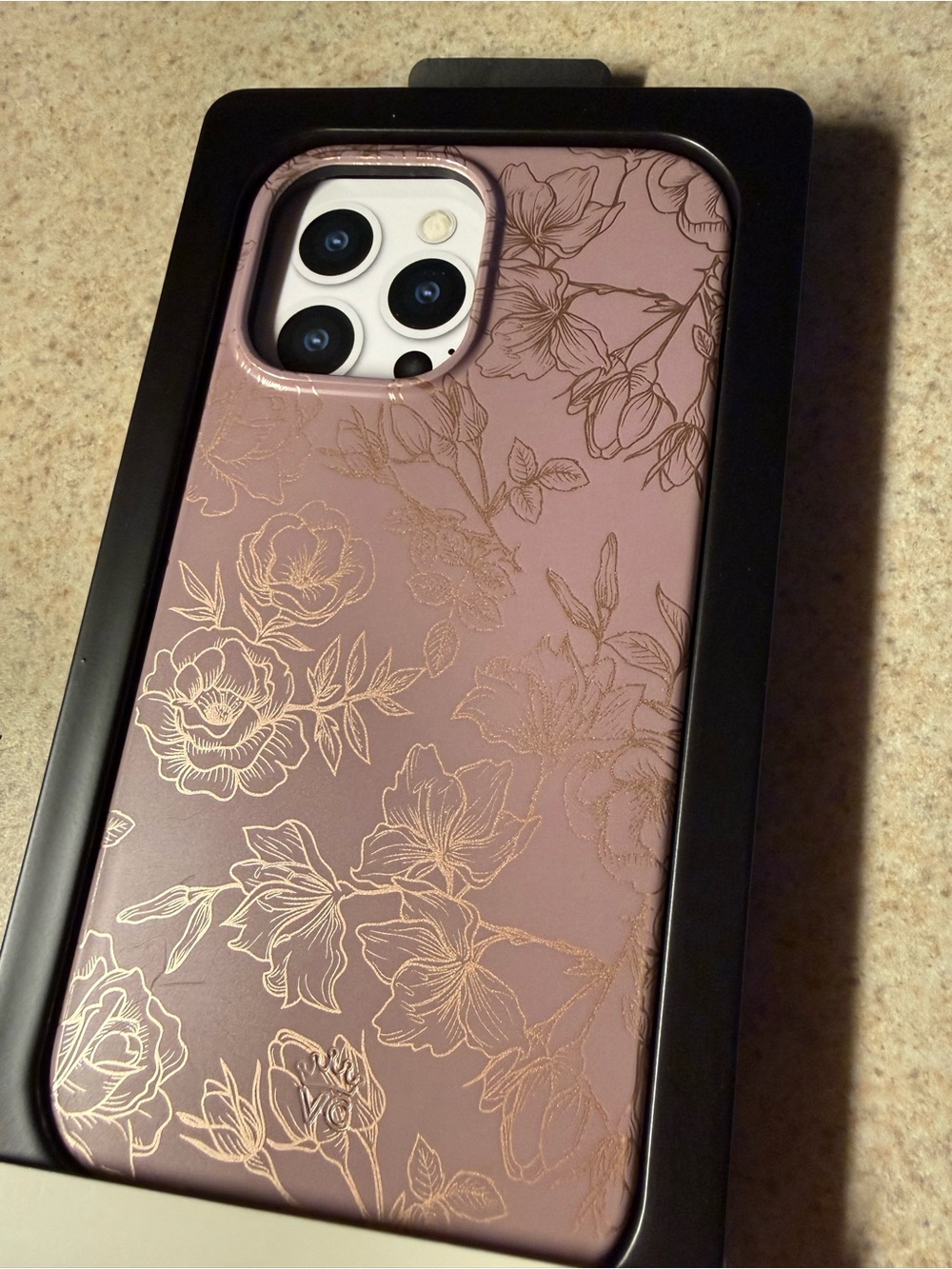 Velvet Caviar Rose Gold Floral Phone Case